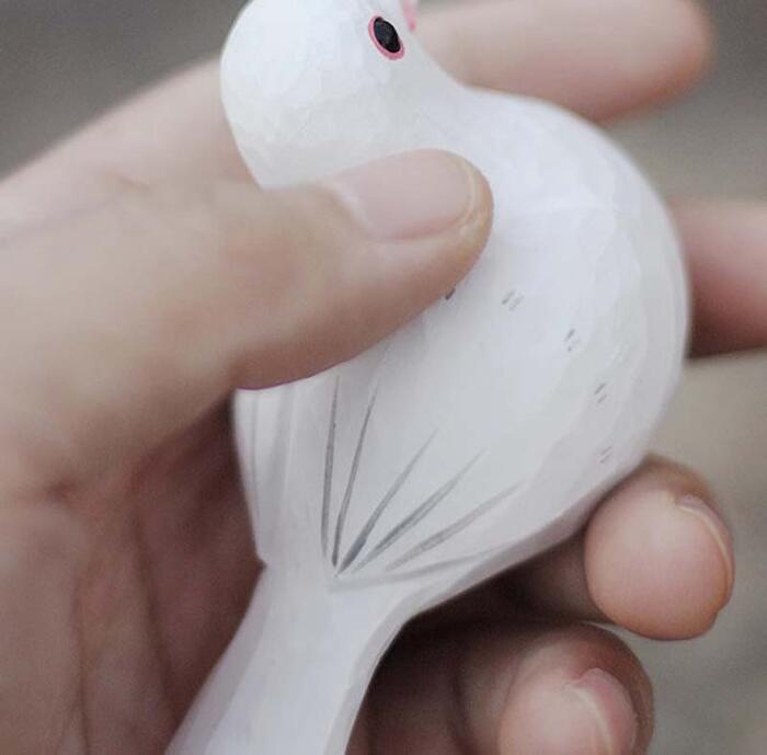 小鳥 置き物 手作り