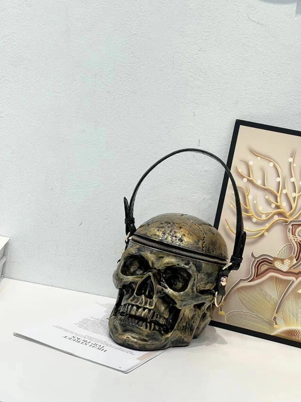 スカル バッグ ハンドバッグ ハロウィン ドクロ
