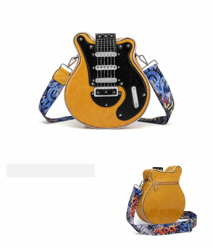 ギター ショルダーバッグ レディース メンズ 斜め掛け おしゃれ ロック ROCK パンク コスプレ イベント