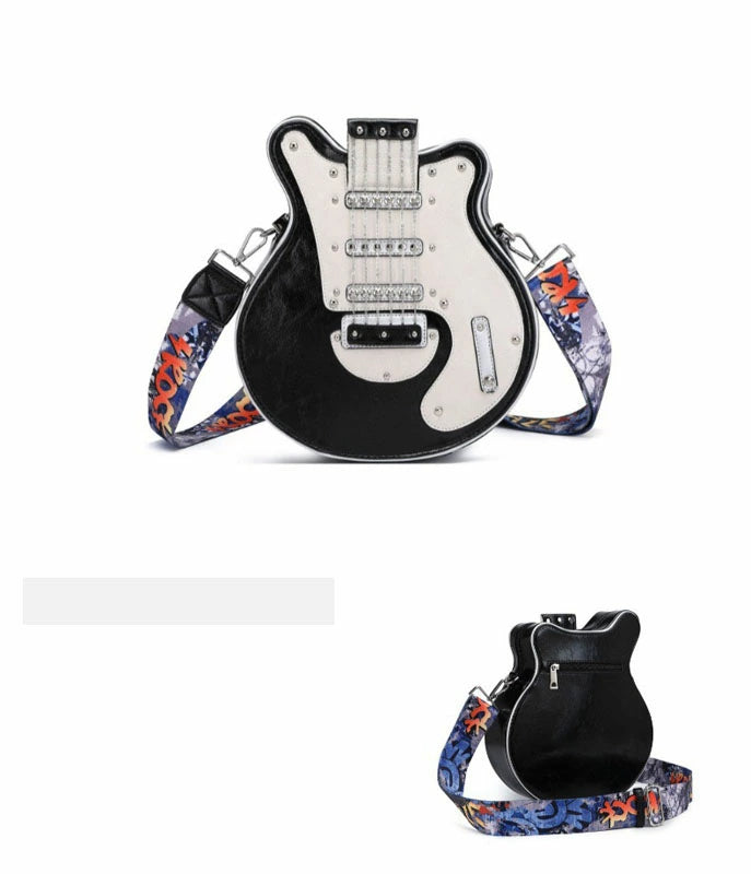 ギター ショルダーバッグ レディース メンズ 斜め掛け おしゃれ ロック ROCK パンク コスプレ イベント