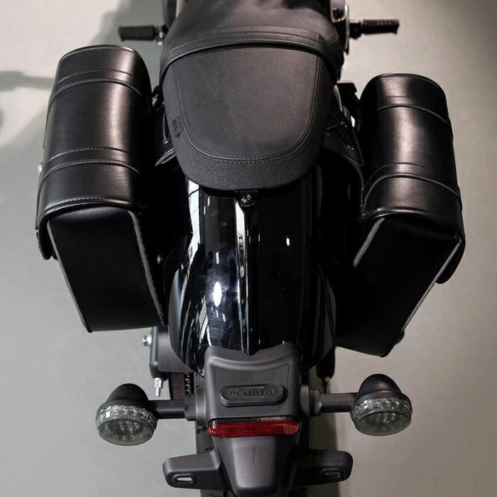 サドルバッグ ペア オートバイアクセサリー バイク用品 髑髏装飾