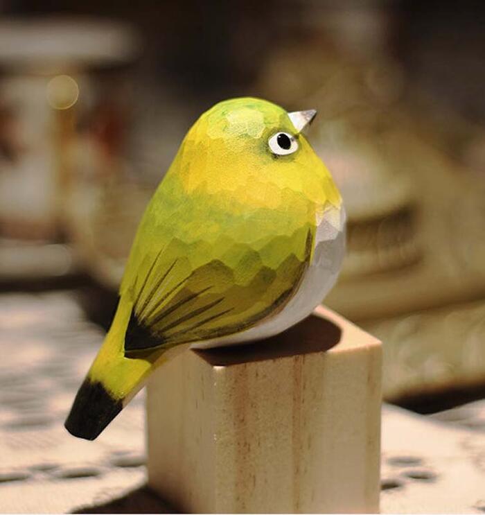 ナチュラル 小鳥 置物