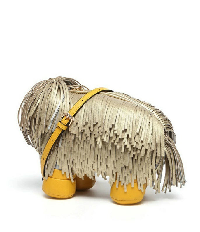 かわいい バッグ 犬型バッグ レディース ショルダーバッグ クロスボディバッグ カバン 斜め掛けバッグ 肩掛けバッグ