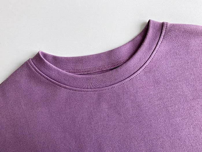 蝙蝠袖Tシャツ フレンチスリーブ ワイドカットスリーブ レディース 体型カバー カットソー