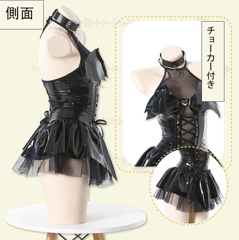 二次元風 魔女コスプレ 衣装 透け感