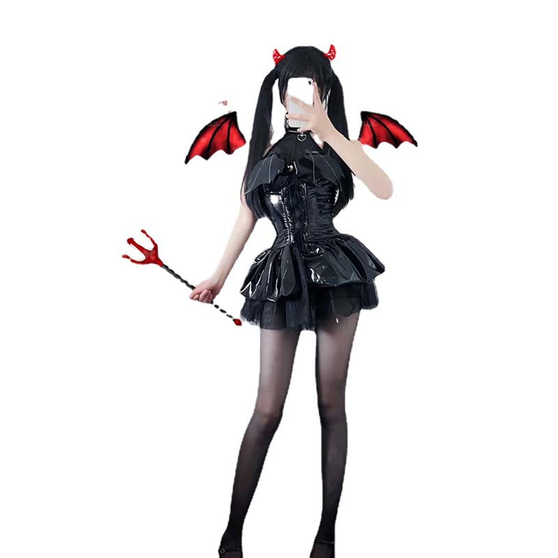 二次元風 魔女コスプレ 衣装 透け感