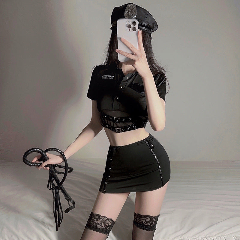 ポリス コスプレ 衣装 セット レディース セクシー 婦人警官 女警官 制服 ミニスカート ミニスカポリス