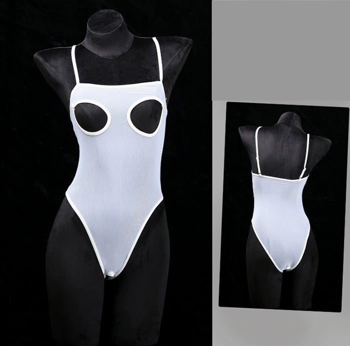 シースルー ランジェリー スクール水着風 透け