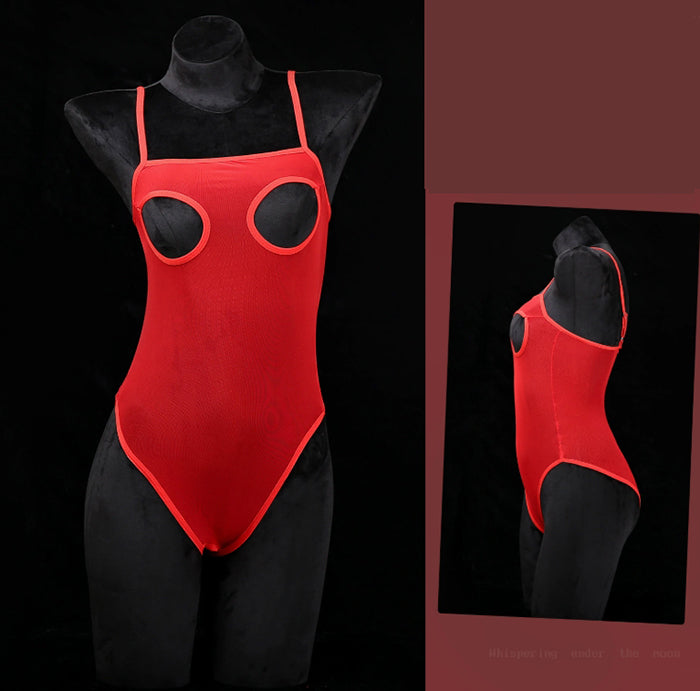 シースルー ランジェリー スクール水着風 透け コスプレ 衣装