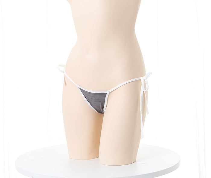 三角ビキニ 2点セット セクシーランジェリー マイクロビキニ 紐パン Tバック