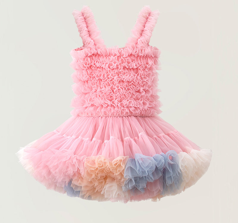 チュチュドレス 女の子用 ケーキシルエット