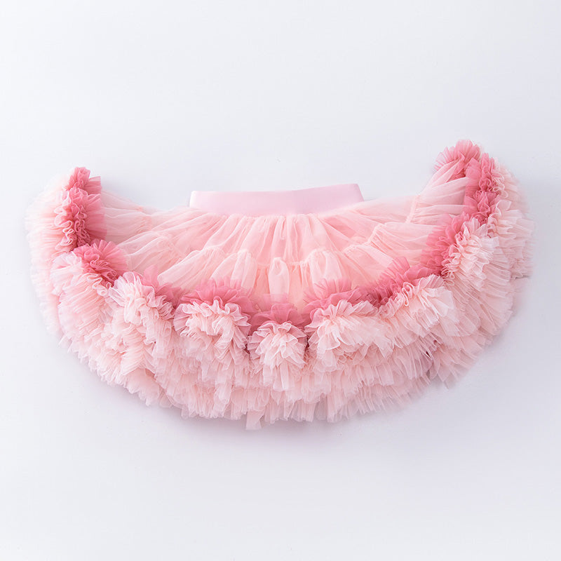 グラデーションチュチュスカート チュチュドレス 女の子用 ケーキシルエット キッズ