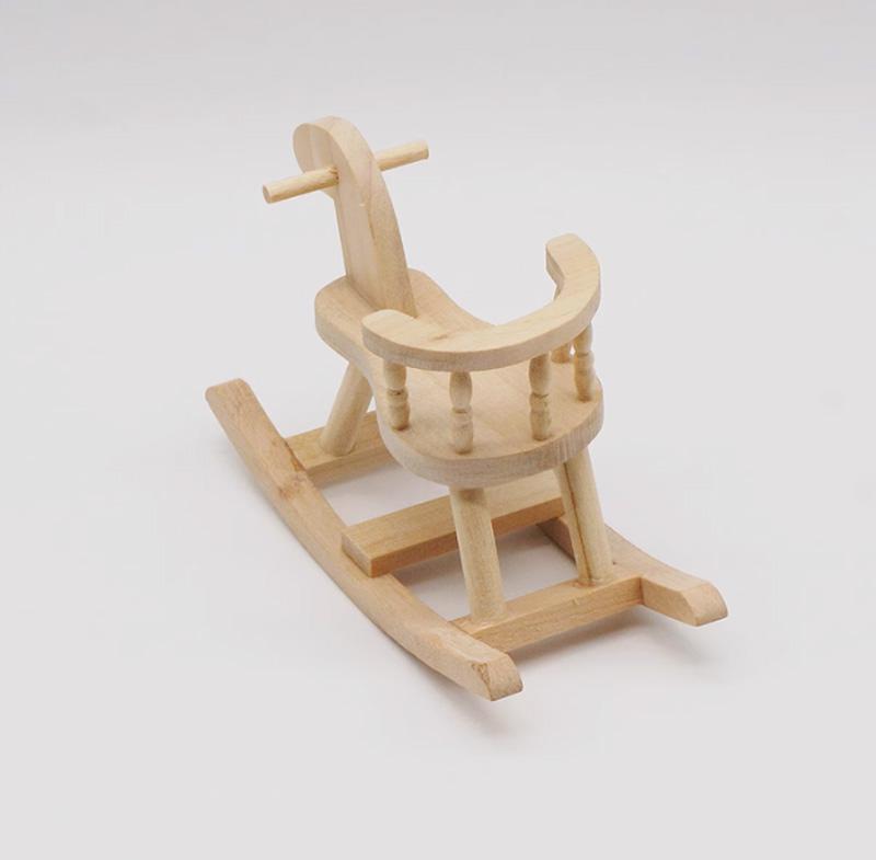 木馬 ミニチュア ドールハウス 家具