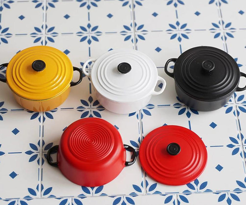 ミニチュア 鍋 スープポット ドールハウス 北欧風 調理器具