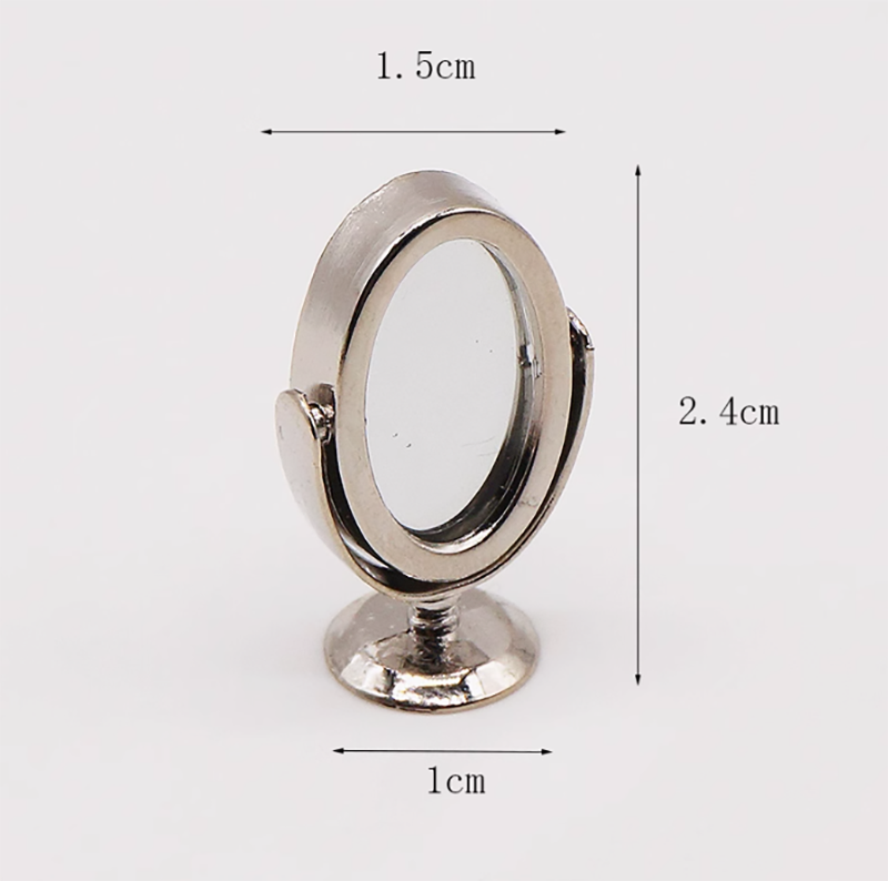 ミラー 鏡 ミニチュア ドールハウス 化粧鏡