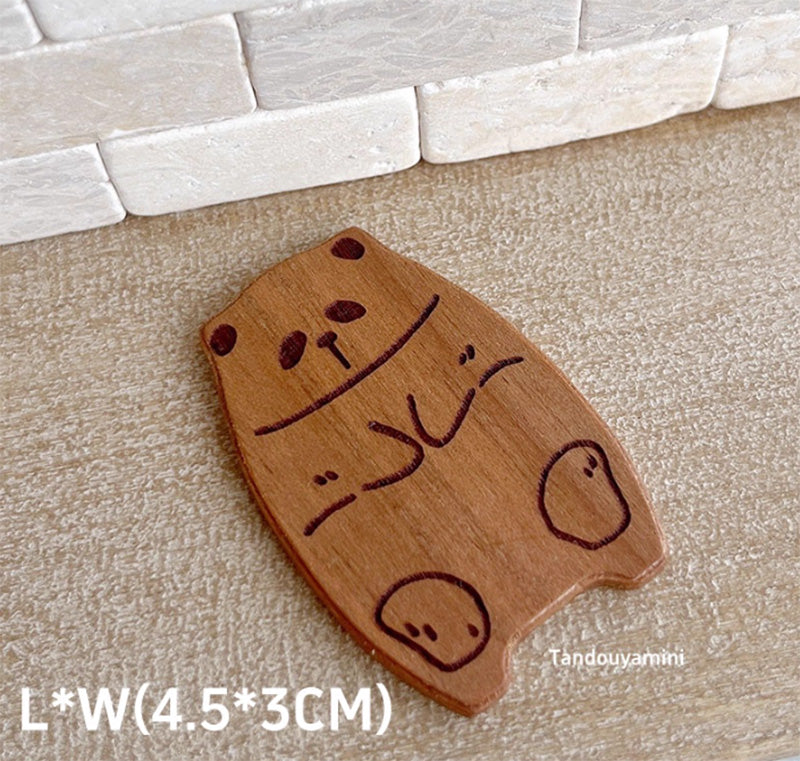 木製まな板 ミニチュア ドールハウス 小道具