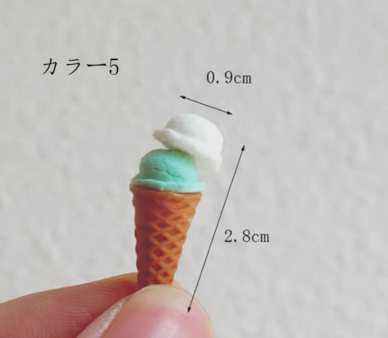 アイスクリーム ミニチュア コーン ドールハウス