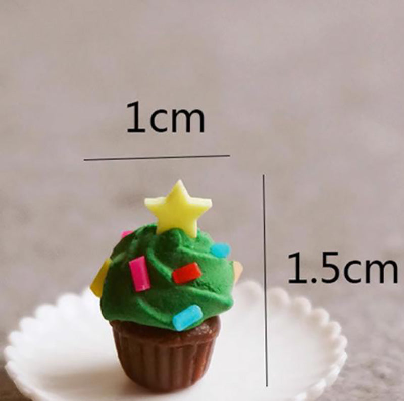 ミニチュア ケーキ ミニチュアスイーツ クリスマス カップケーキ