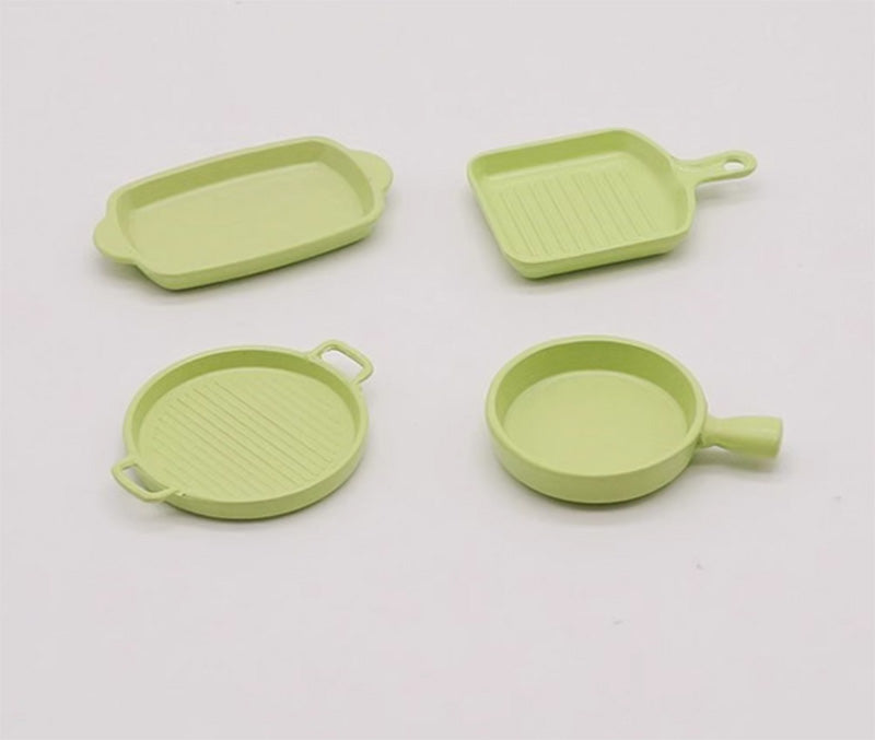 ミニチュア 食器 セット プレート 4点 ドールハウス用