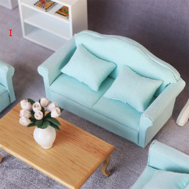 ミニチュア ソファ 二人掛け 1/12 ミニチュア家具