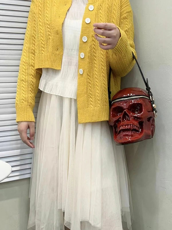 スカル バッグ ハンドバッグ ハロウィン ドクロ