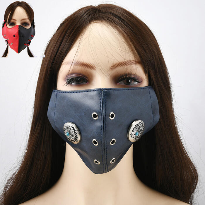 フェイクレザー 合皮 マスク