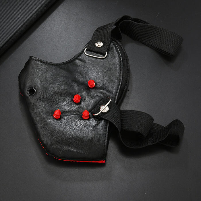 フェイクレザー 合皮 マスク ビジュアル系