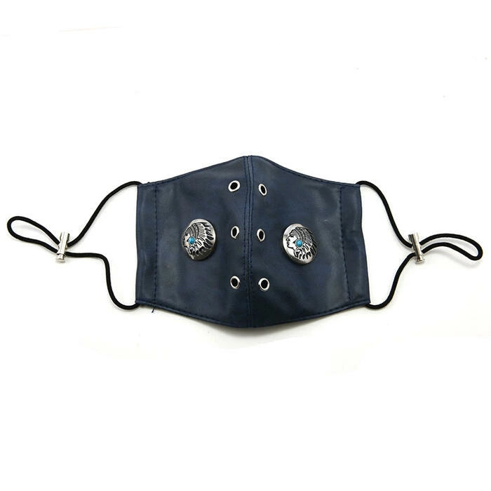 フェイクレザー 合皮 マスク ビジュアル系 フェイスマスク スチームパンク