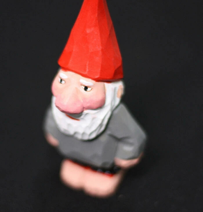 サンタクロース クリスマス 置き物 ドワーフ ガーデンエルフ 木彫り