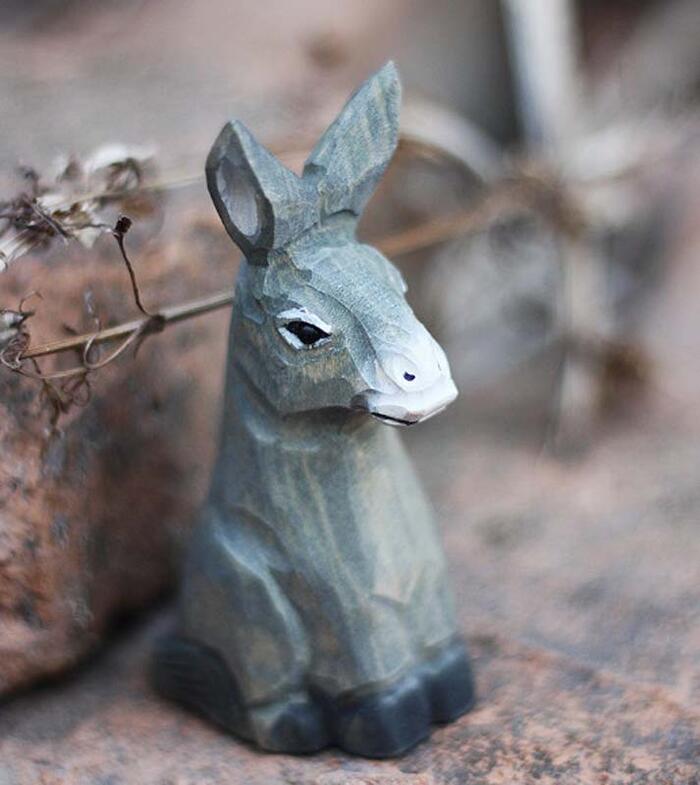 ロバ 木彫り リトルロバ