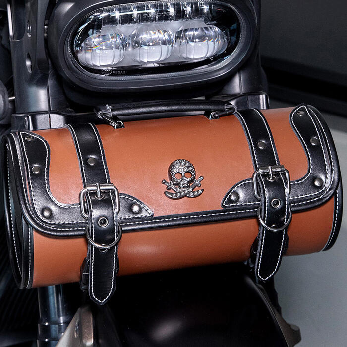 ツールバッグ オートバイ バイクバッグ 筒形
