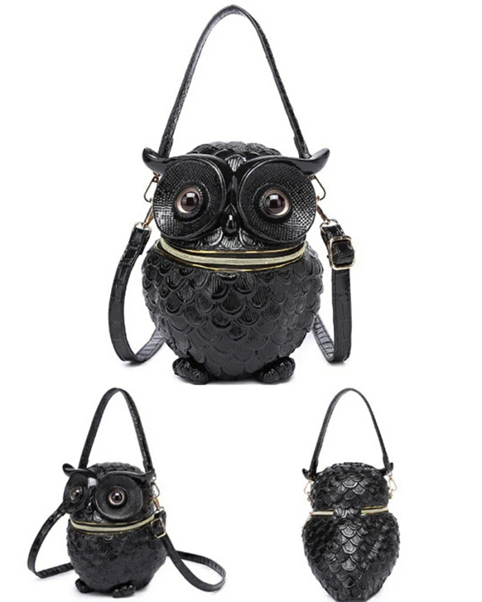 2wayバッグ クロスボディバッグ フクロウ型バッグ 梟型バッグ