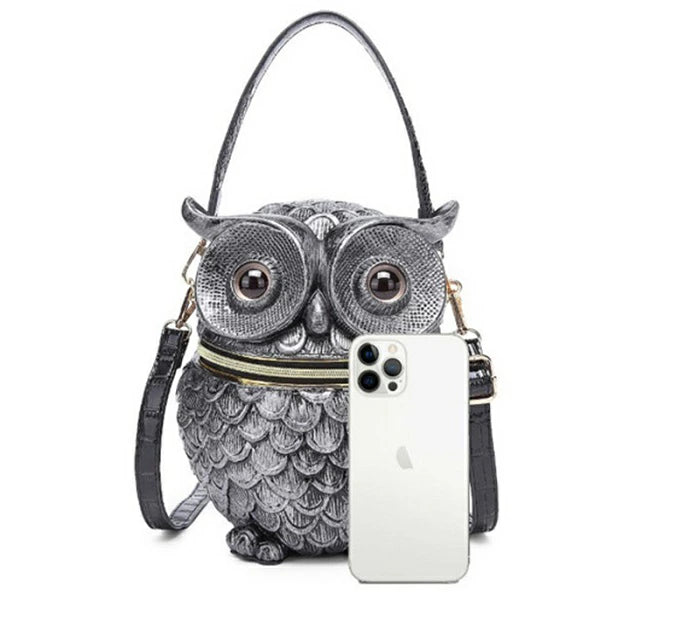 2wayバッグ クロスボディバッグ フクロウ型バッグ 梟型バッグ 梟型ハンドバッグ