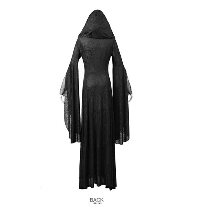 ワンピース フード付き レディース ロングワンピース 