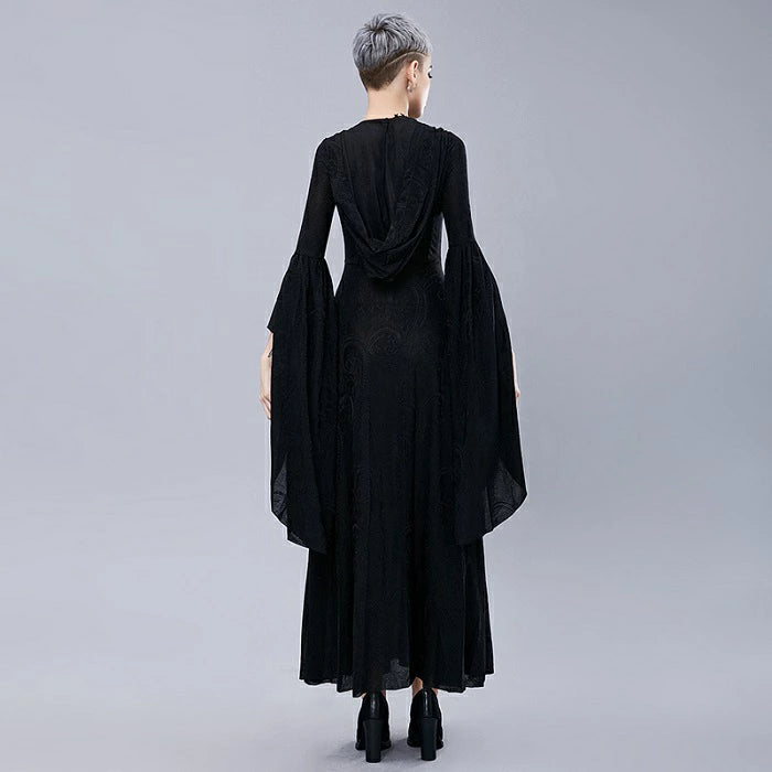 ワンピース フード付き レディース