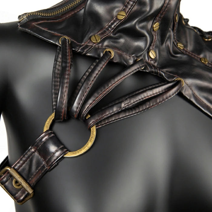 スチームパンク マフラーケープ ハロウィン コスプレパーティー コスプレ衣装 ダンスパーティー ゴシック