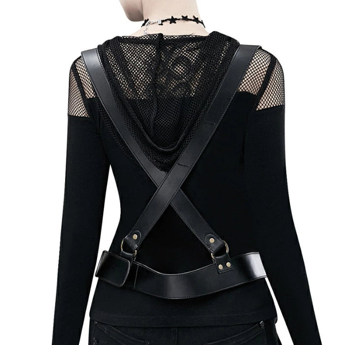 ニッチバッグ レディース パンク系ポーチ スモールバッグ オートバイ