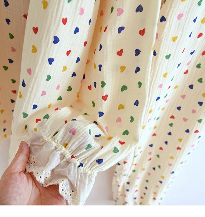 パジャマ レディース ウィメンズ 長袖 上下セット