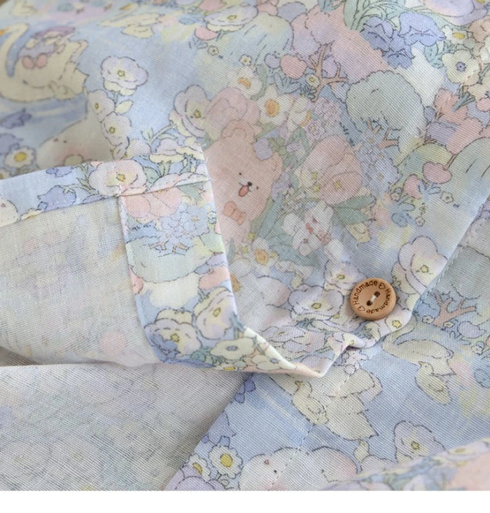 かわいい 前開きパジャマ レディース