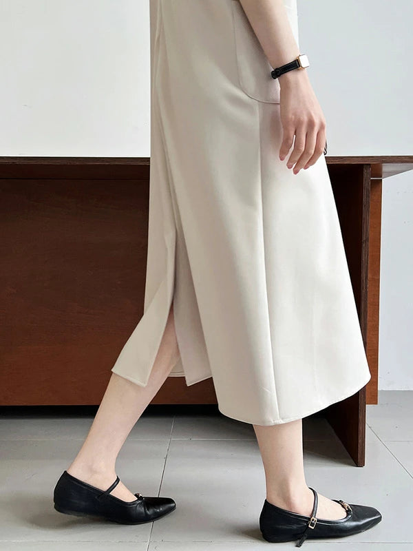 ノースリーブ ワンピース ロング マキシワンピース