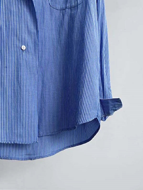 レディース シャツ ブラウス ストライプ柄