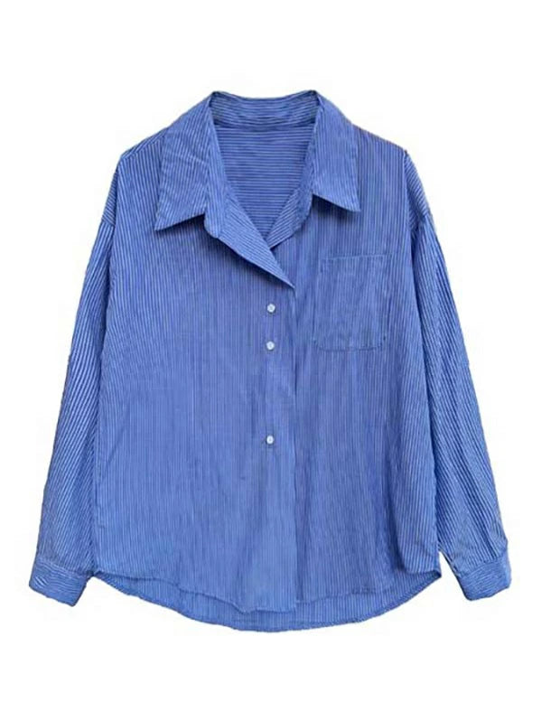 レディース シャツ ブラウス ストライプ柄