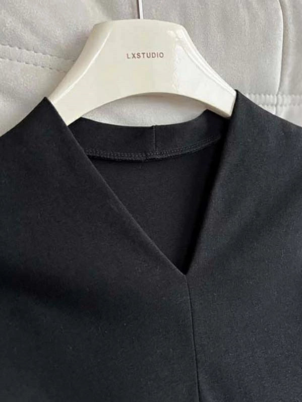 ニット Tシャツ レディース インナー トップス Vネック