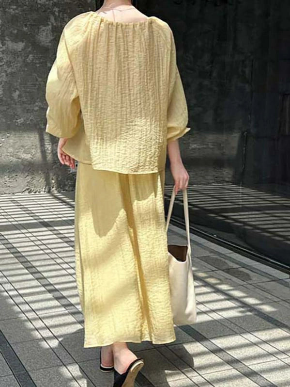 レディース セットアップ ブラウス スカート