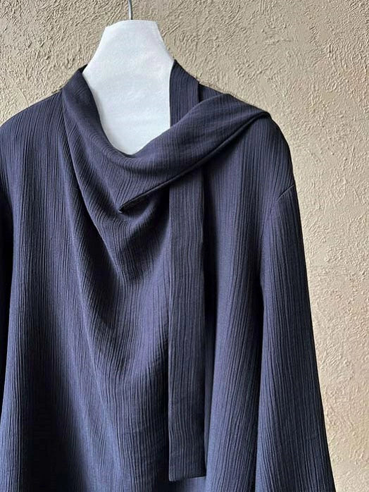 レトロシャツ レディース ブラウス 長袖 シャツブラウス