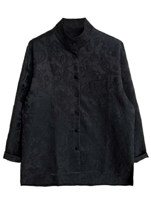 ジャカードシャツ レディース ブラウス