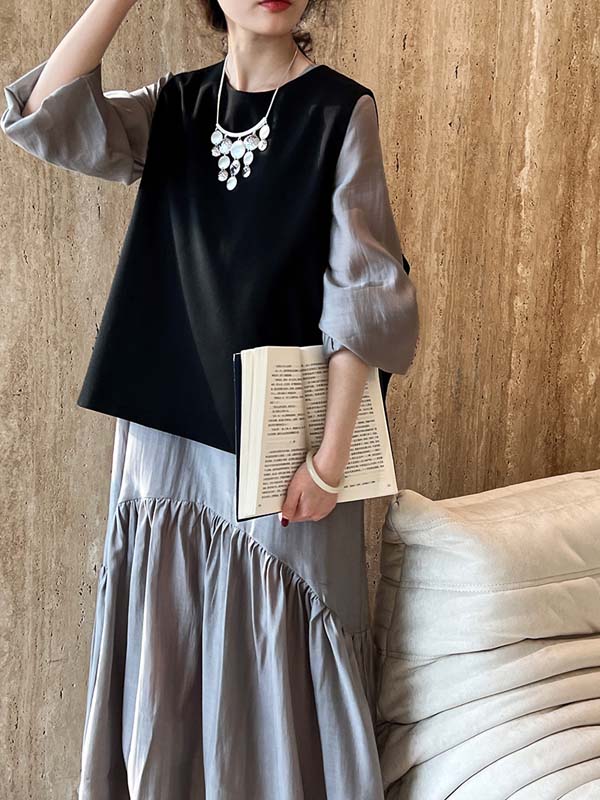 レディース スーツベスト ノースリーブ ジレ