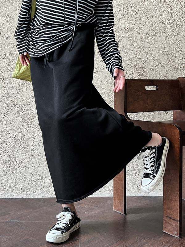 マキシスカート レディース Aライン