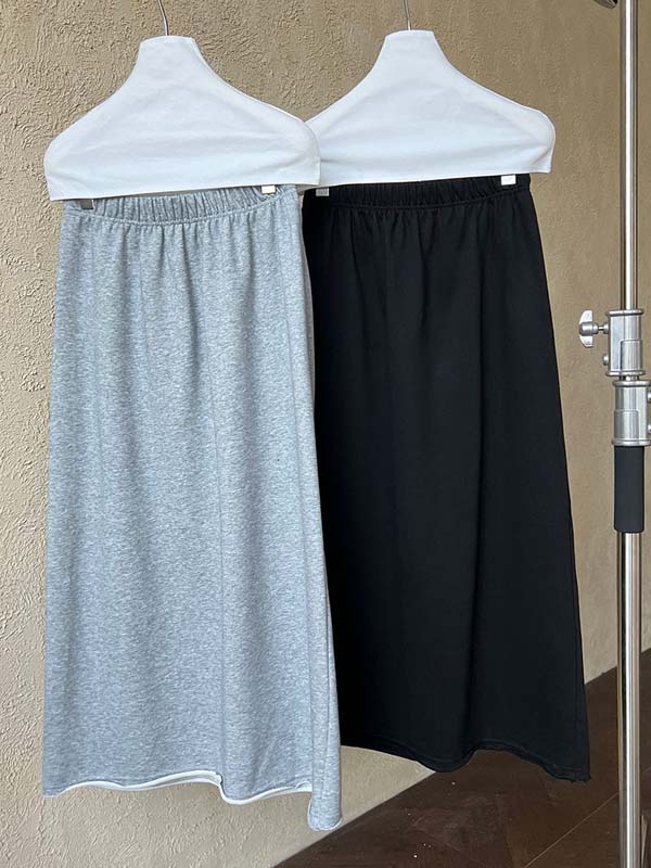 マキシスカート レディース Aライン ロングスカート