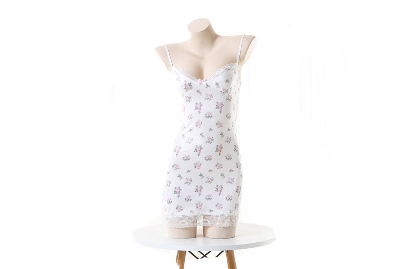 レース ミニスカート ワンピース